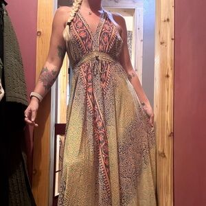 Bohemian Multicolor Maxi Dress